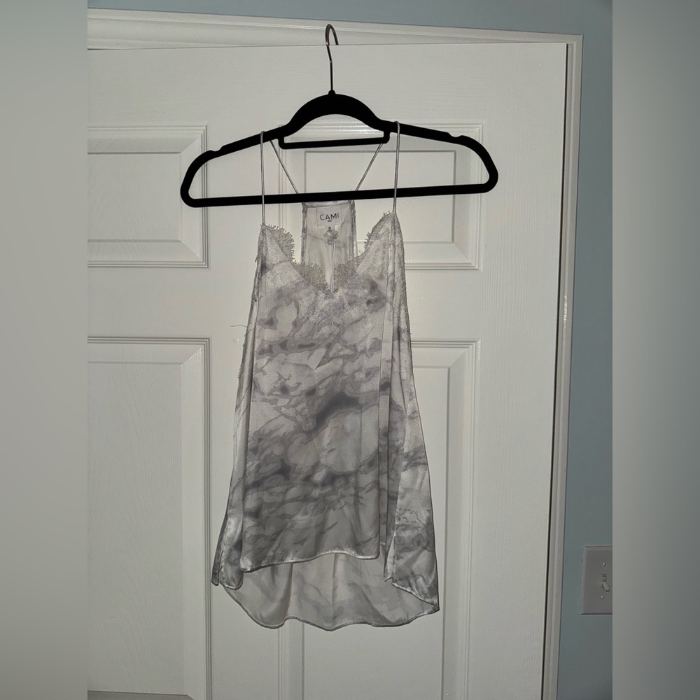 NWT Cami NYC Marble Racer Silk Cami